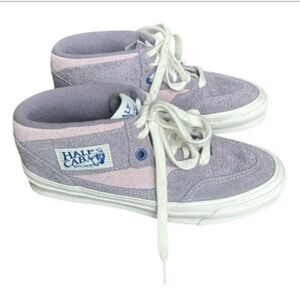 Vans OG Half Cab LX Hairy Suede Grey Ridge Skate Sneakers Men’s 5, Women 6.5